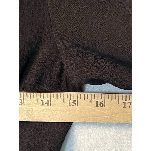 Tobi Romper Womens XS Black Wrap Long Sleeve Boho Festival Flowy Bell Sleeves - Picture 10 of 13